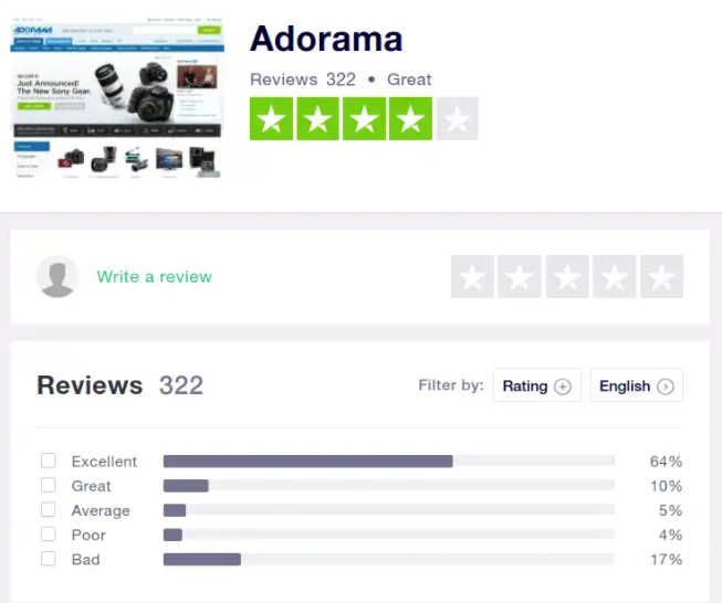 7 Adorama Review