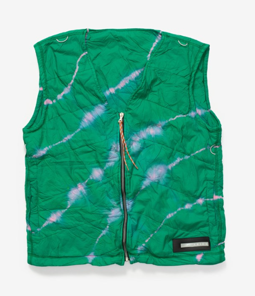 13 Tie-Due Padded Liner Gilet