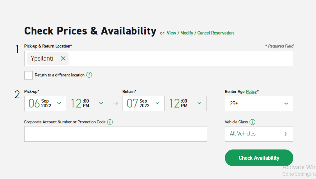 6 Enterprise Car Rental